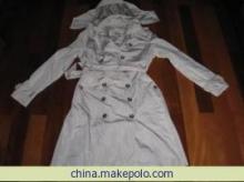 浙江省寧波金鑫針紡織品貿易與江東中波紡織原料商行 整單外貿庫存女式風衣概覽